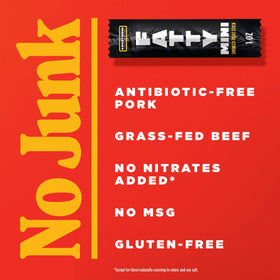 Fatty Mini Meat Sticks grass-fed beef image, premium quality sourcing.