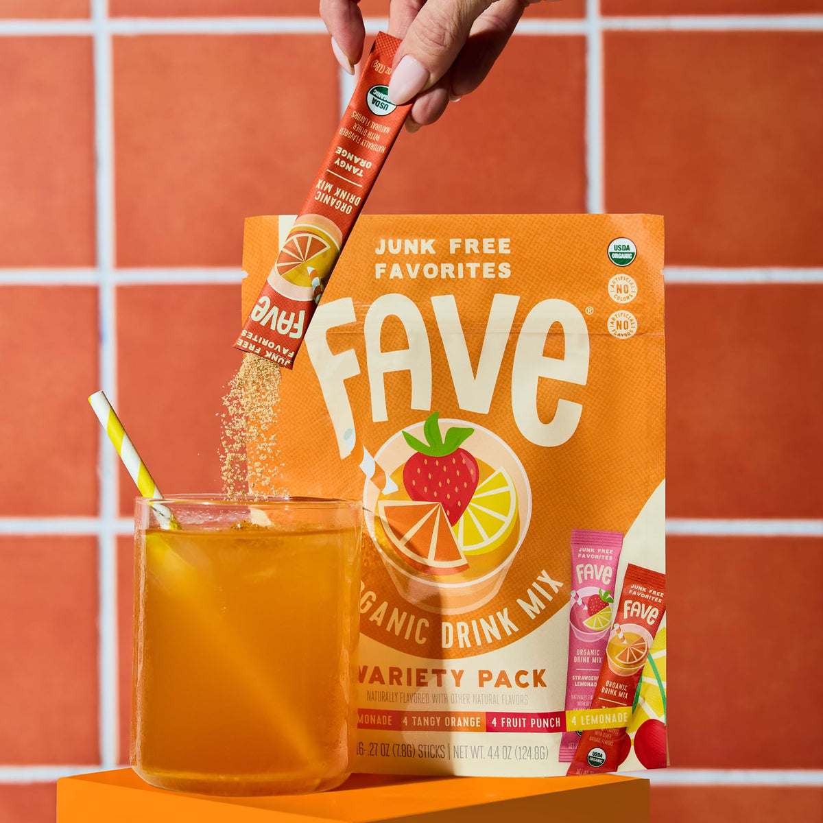 Fave Mix Inc fruit punch stick delivers a vibrant, family-friendly flavor