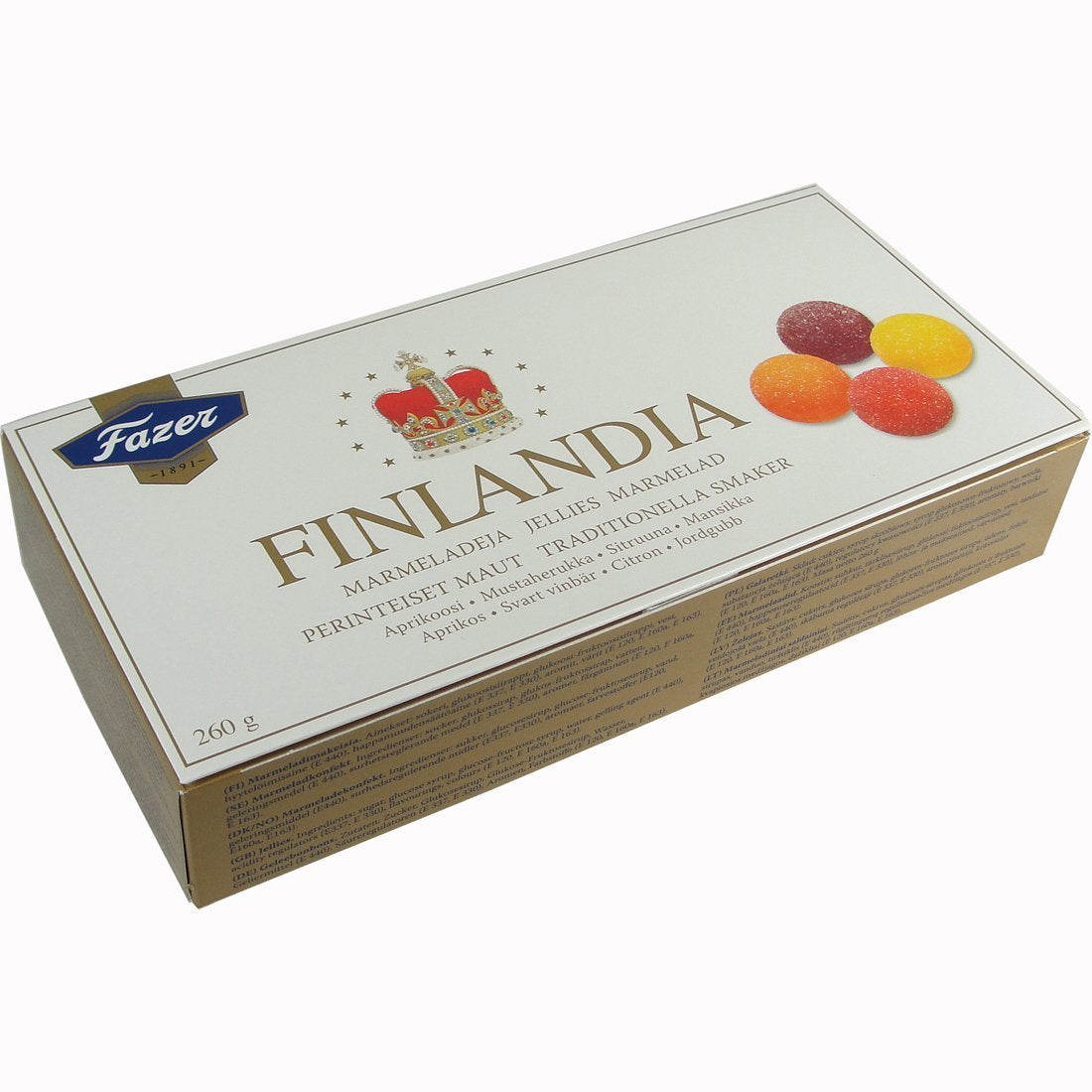 Fazer Finlandia Marmelade Jellies apricot jar for bright breakfast spread