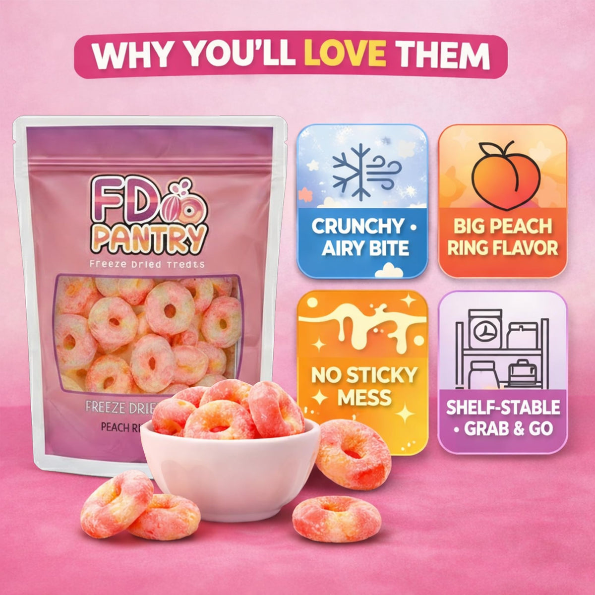 Large 7 oz resealable bag image emphasizing ample portions and freshness.