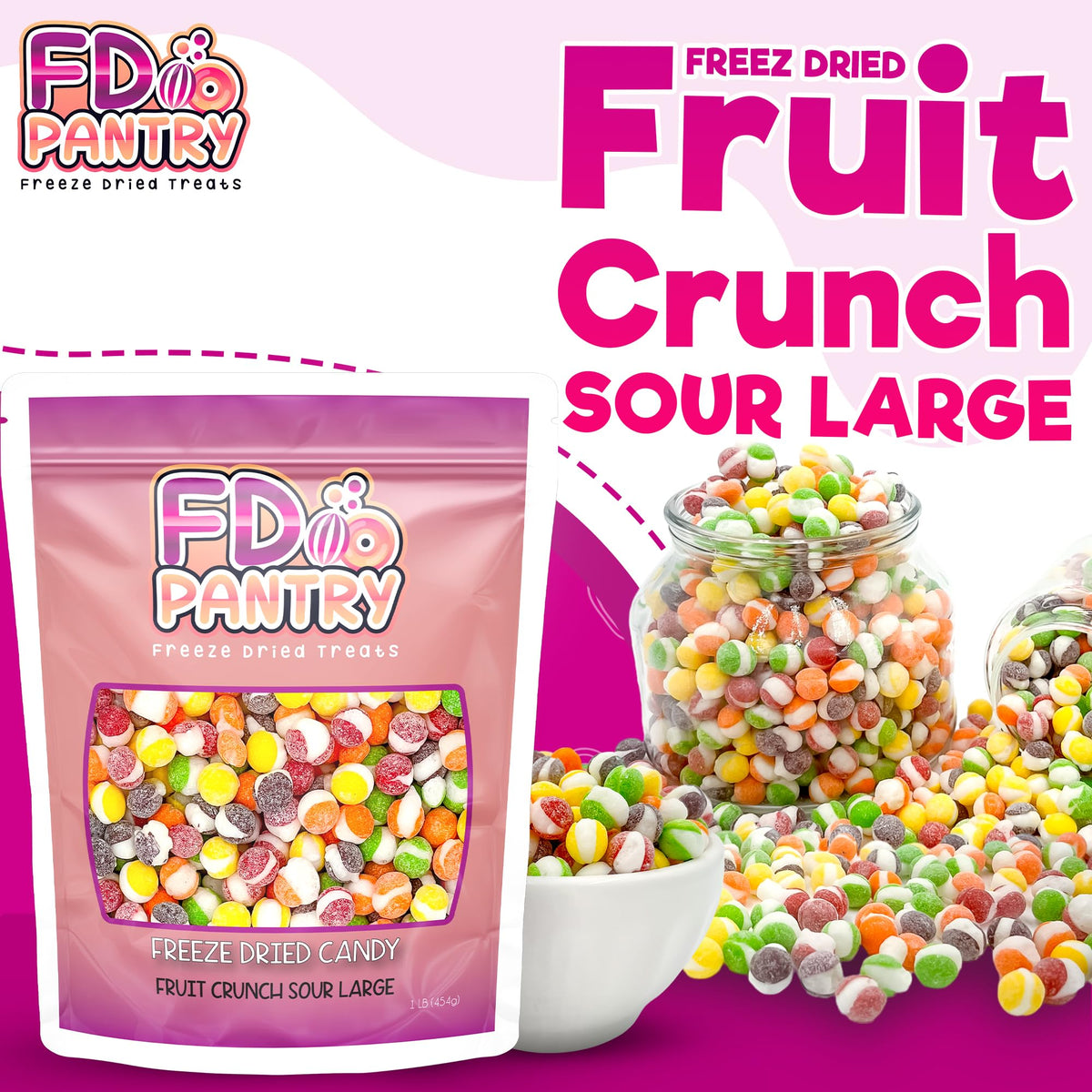 FD Pantry Green Apple flavor freeze-dried candy delivers a crisp bite.