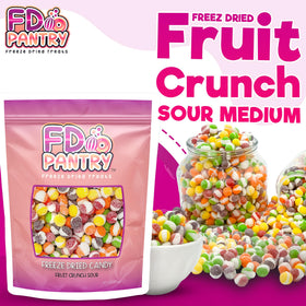 FD Pantry Fruit Crunch Sour Freeze Dried Candy hiking snack idea.
