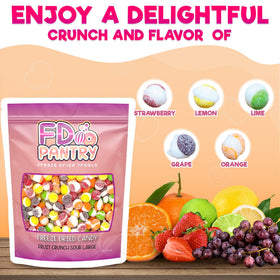 FD Pantry Strawberry flavor freeze-dried candy adds fruity tang to quick treats.