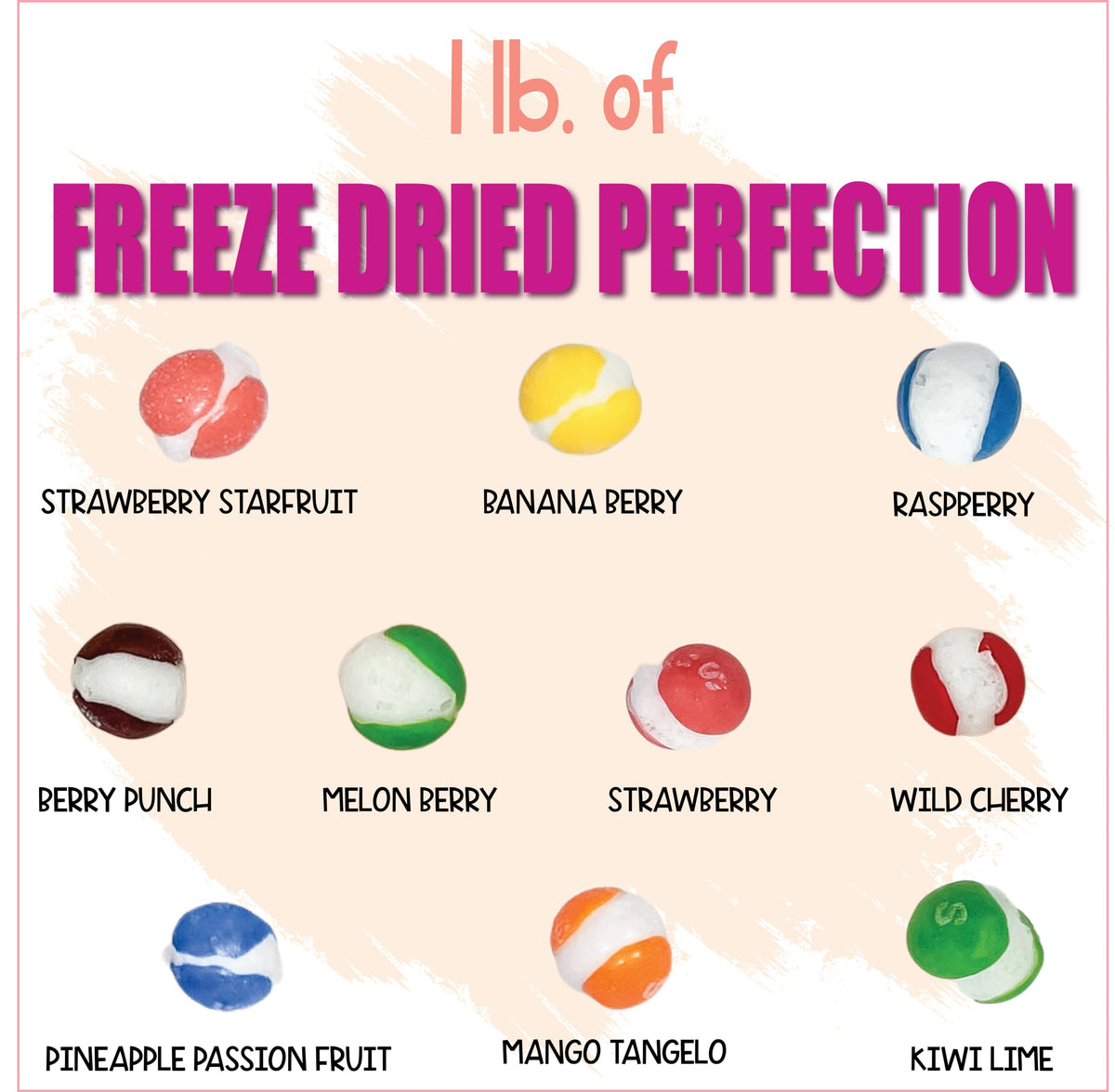 FD Pantry Fruit Crunch Tropical Freeze-Dried Candy serving bowl ready for sharing.