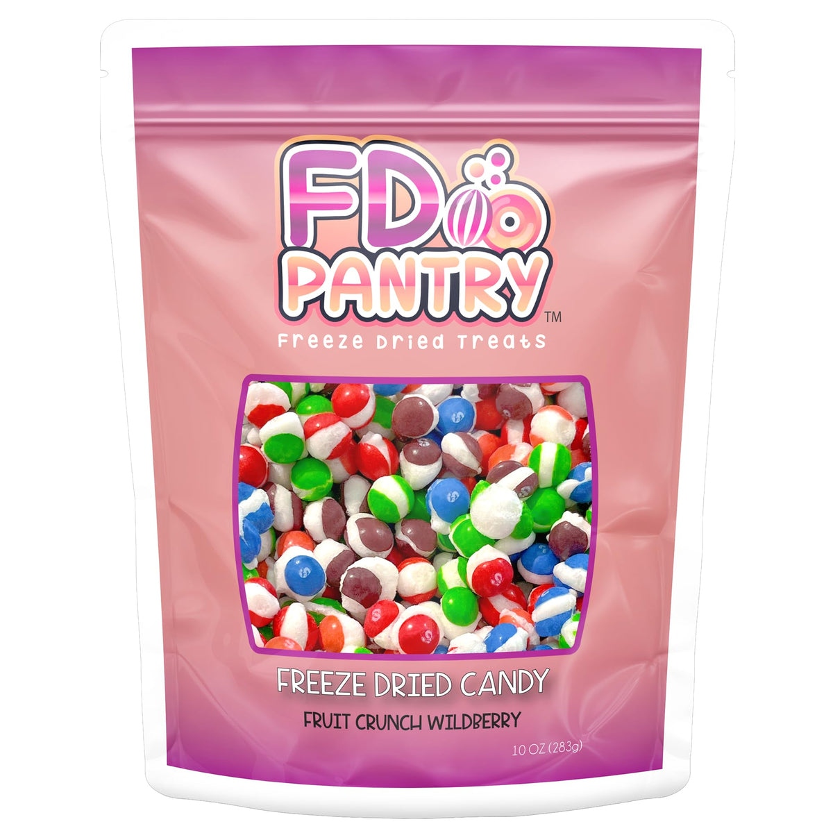 FD Pantry Fruit Crunch Wildberry pouch shows vibrant flavors for on-the-go snacking