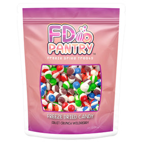 FD Pantry Fruit Crunch Wildberry pouch shows vibrant flavors for on-the-go snacking