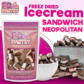 On-the-go snack idea: FD Pantry freeze dried bites in a portable pouch.