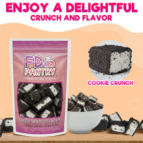 FD Pantry resealable 2oz bag keeps freshness on the go for adventures and daily snacks.