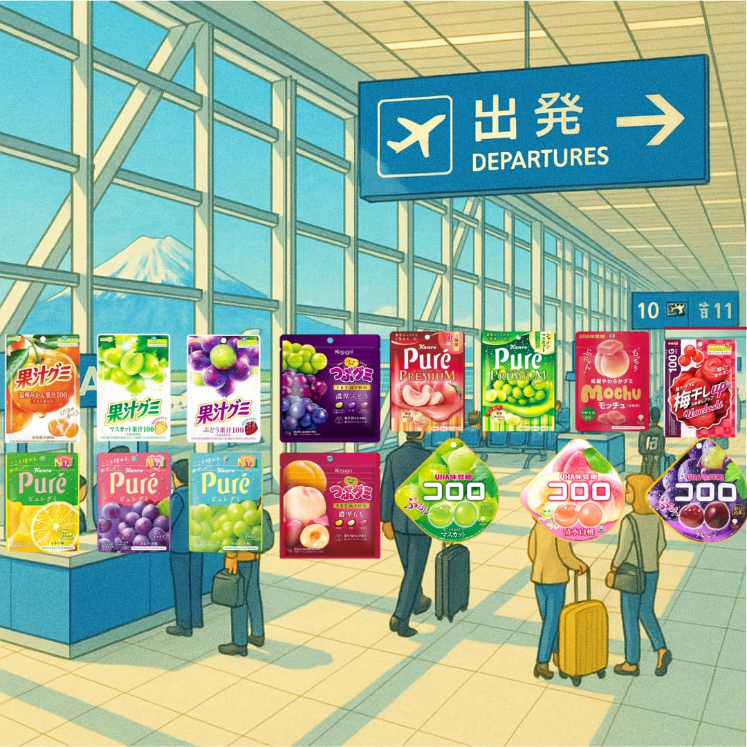 FEAST SPECIALTY FOODS Japanese white peach gummies lunchbox-friendly
