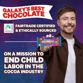 Feastables Galaxy Cocoa Crunch bar ideal for movie nights and sharing