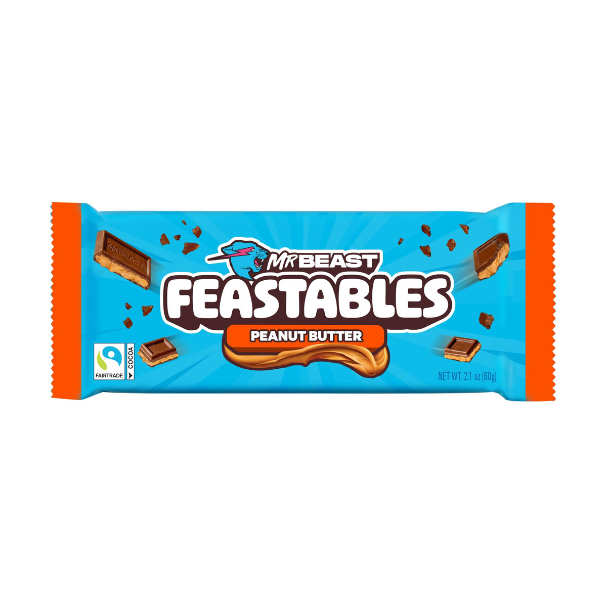 Feastables MrBeast bar pack depicting a king-size sharing option.
