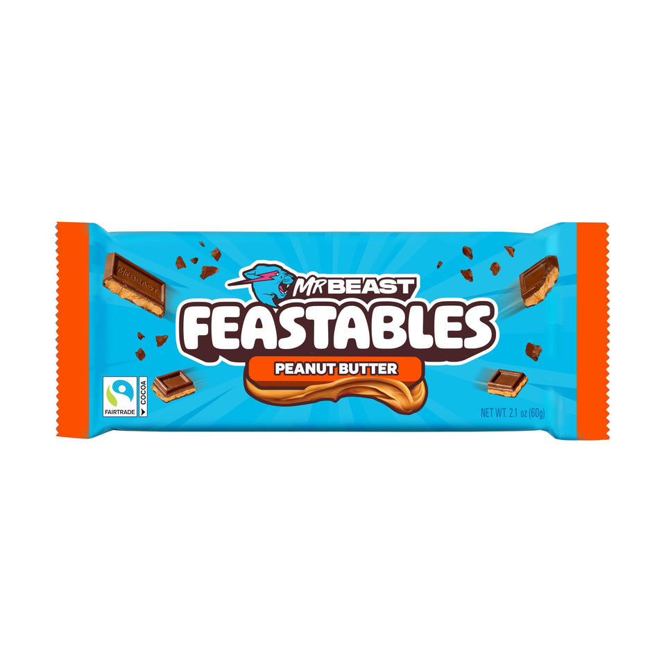 Feastables MrBeast bar pack depicting a king-size sharing option.