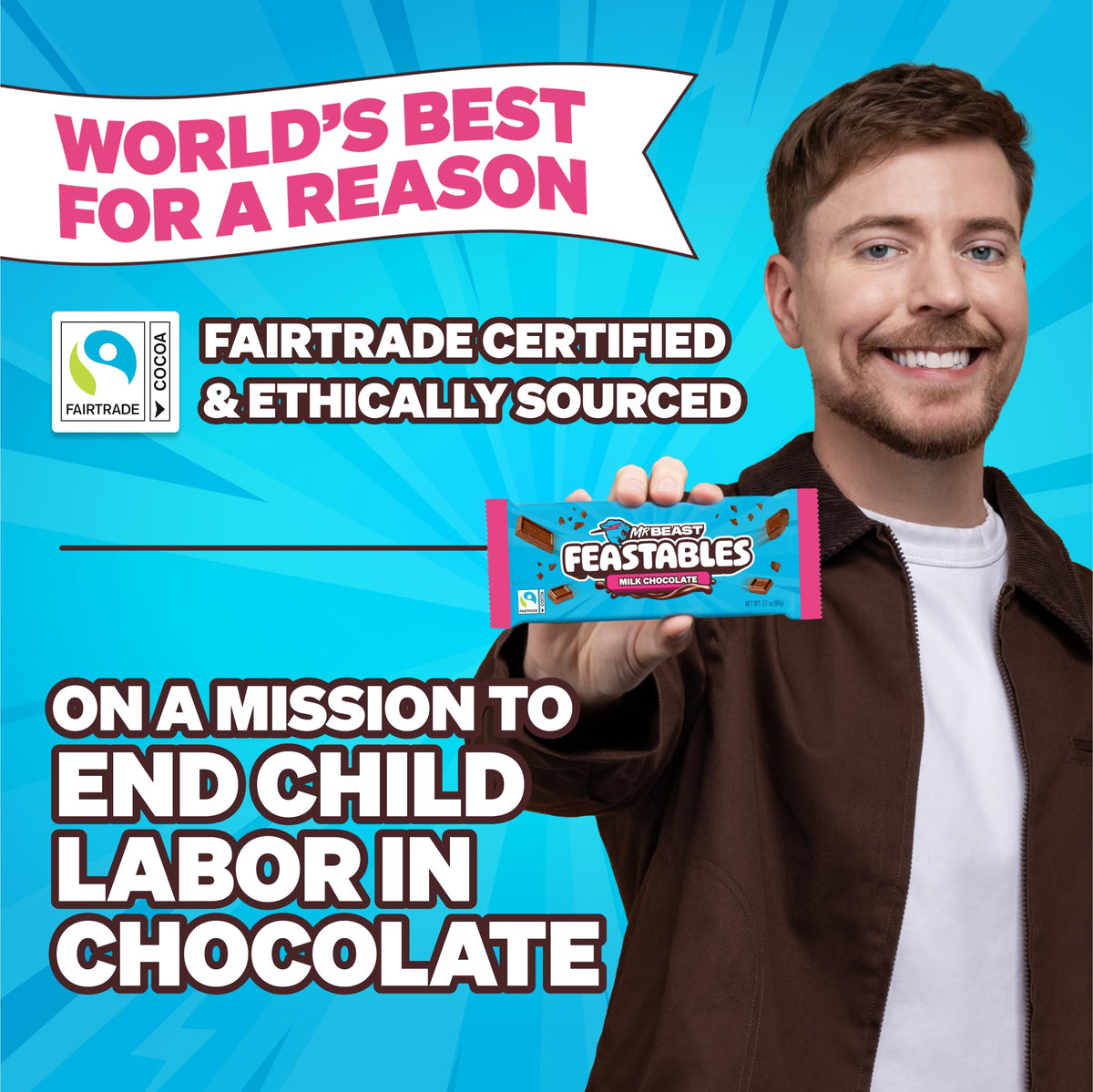 Feastables MrBeast sharing snack-idea highlighting party-friendly option