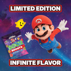 Feastables Sour Boosts Shareable Pack makes movie nights easy and fun.