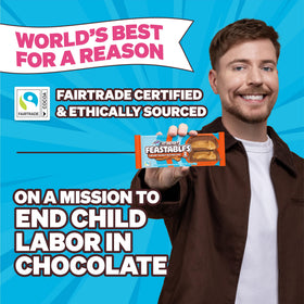 Feastables two-pack peanut butter cups for convenient portion control.