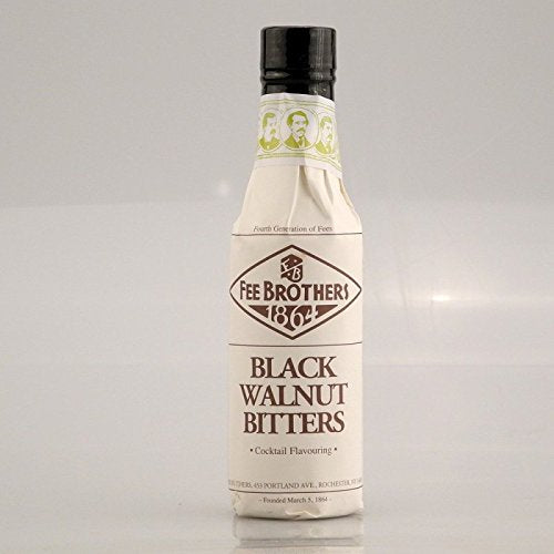Fee Brothers Black Walnut bottle for warm, nutty cocktail flavors