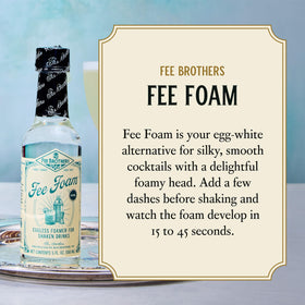 The 5 fl oz bottle fits neatly into home bar setups.