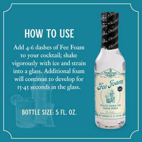 This vegan-friendly foamer elevates cocktail texture without egg products.