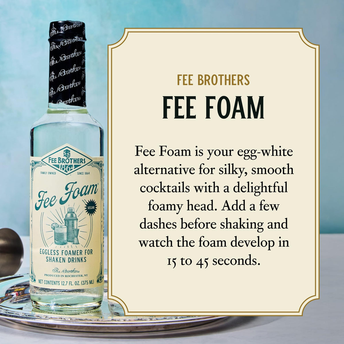 The vegan and gluten-free formula fits diverse home bars and kitchens.
