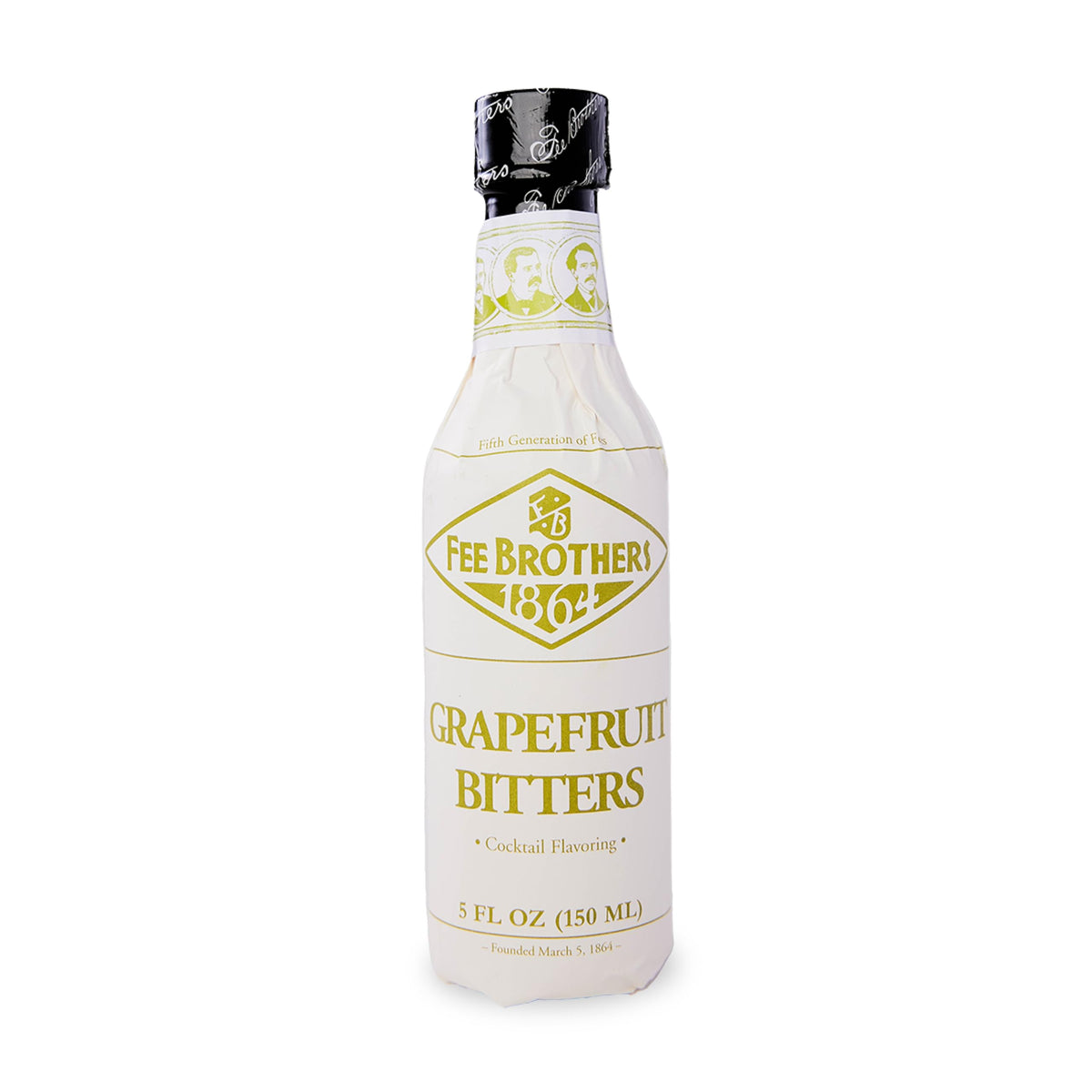 Fee Brothers Grapefruit Bitters bottle elevating citrus aroma in cocktails.