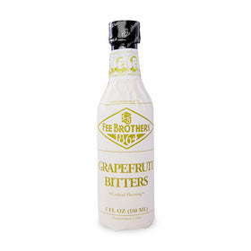 Fee Brothers Grapefruit Bitters bottle elevating citrus aroma in cocktails.