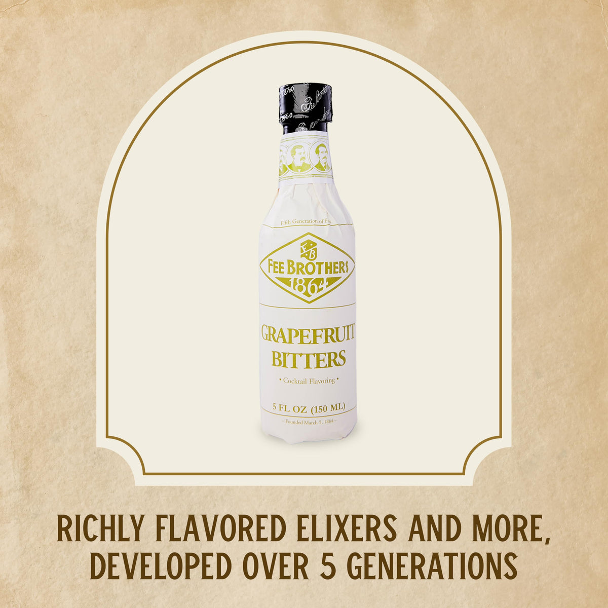 Grapefruit citrus oils, the key ingredient, in Fee Brothers Bitters for aromatic depth.