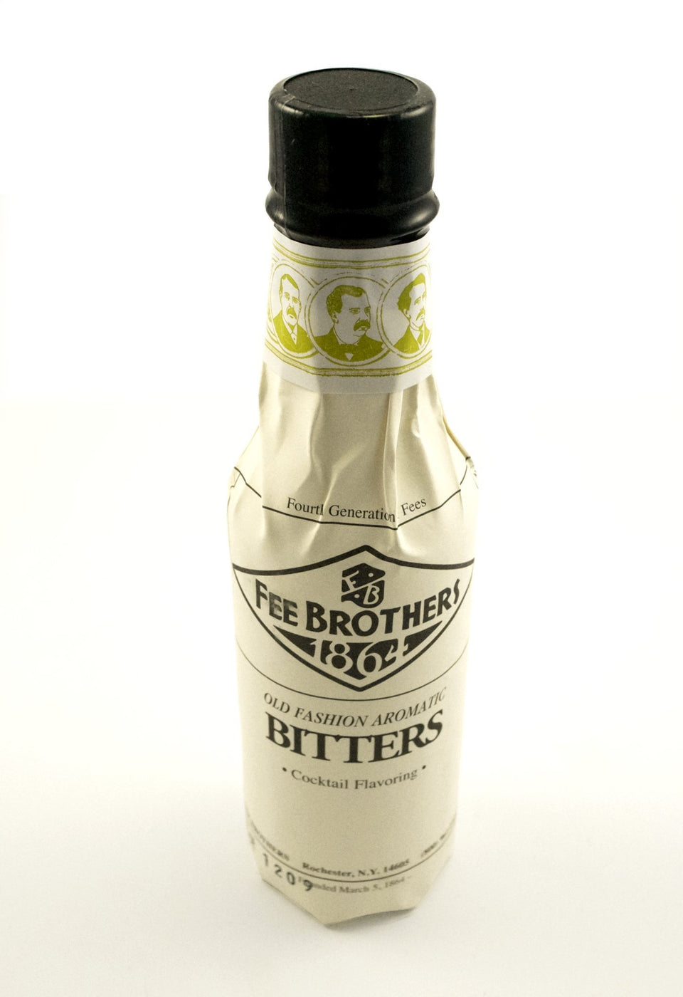 Fee Brothers Old Fashion Aromatic Bitters bottle boosts flavor for classic cocktails like Manhattan