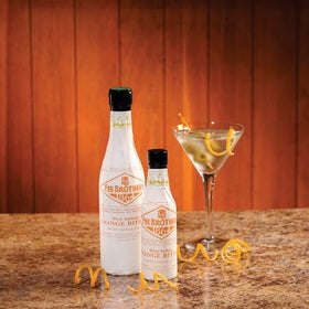 Fee Brothers West Indian Orange Bitters bottle dropper demonstrates precise flavor use.