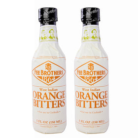 Fee Brothers West Indian Orange Bitters bottle pour enhances citrus-forward cocktails.
