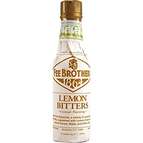 Two-pack display of Fee Brothers Lemon Cocktail Bitters for quick cocktail flavoring.