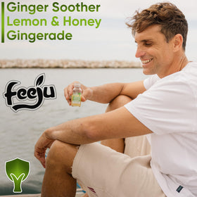 Feeju vitamin C and zinc enriched shot promotes vitality naturally.