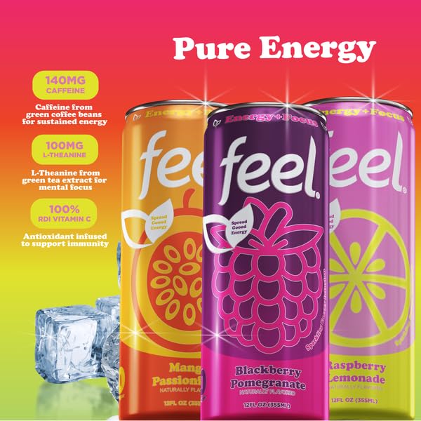 FEEL L-Theanine green-tea synergy supports balanced energy without jitters in daily routines.