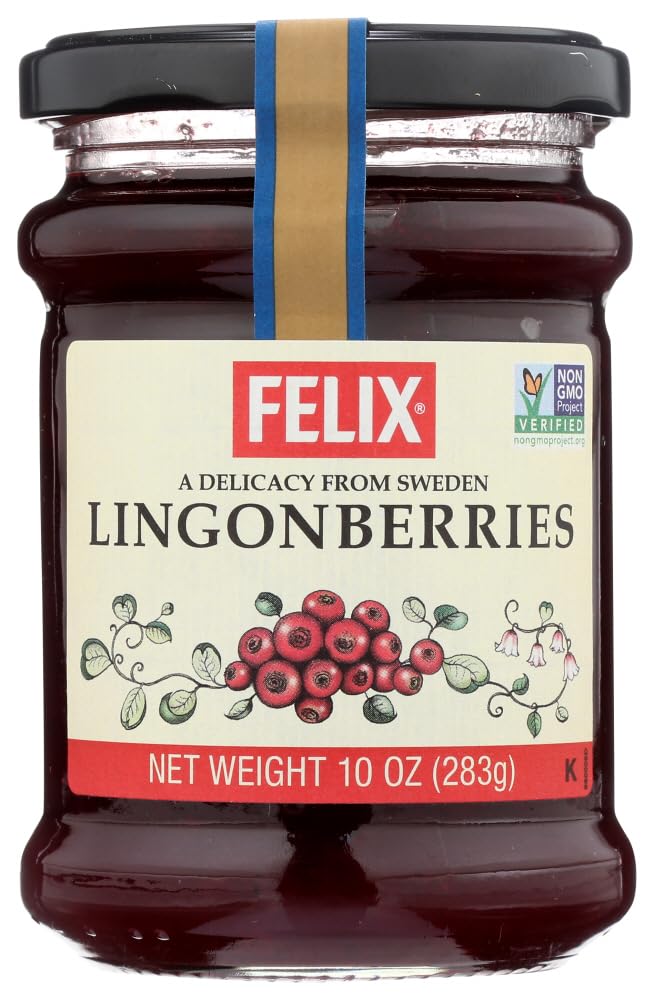 Felix Lingonberries pack-2 front view, versatile pantry staple.