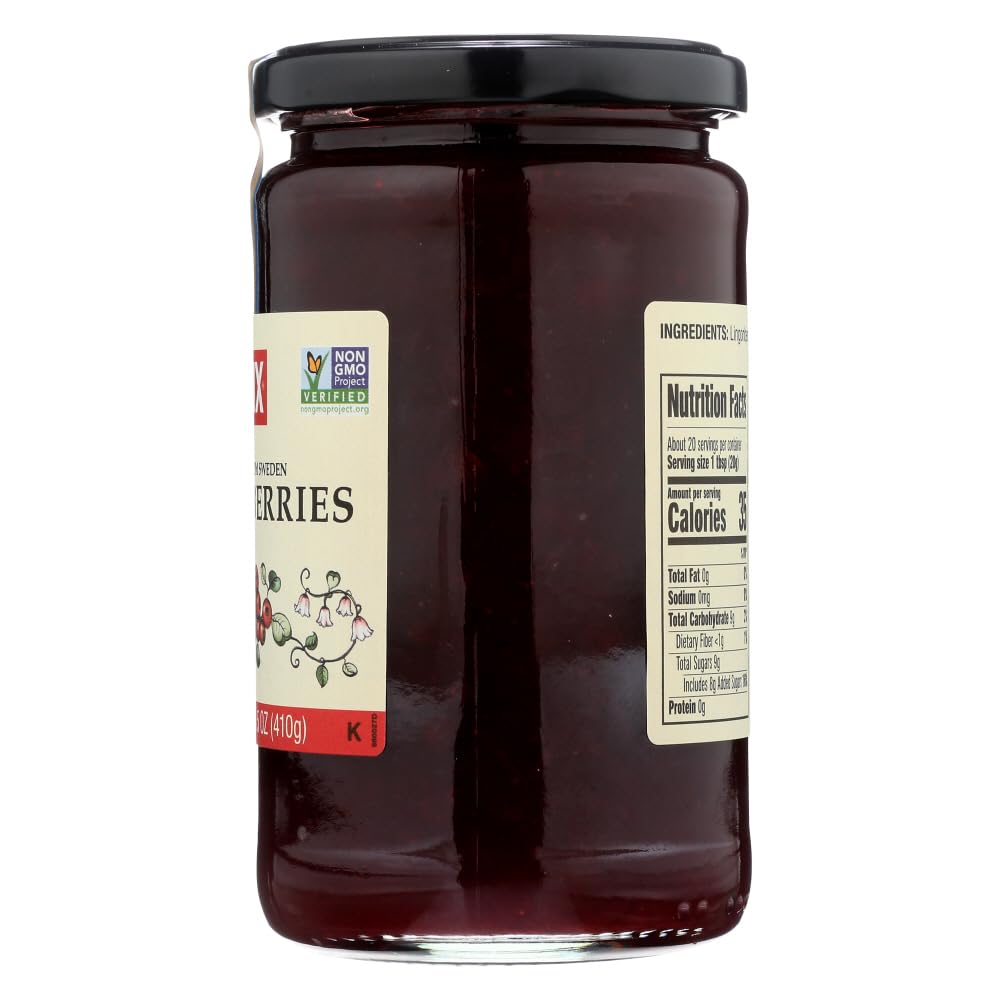 Felix lingonberry preserves twin jars, perfect giftable Swedish pantry duo.