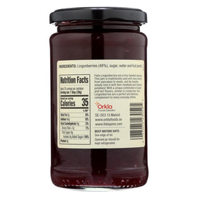 Felix lingonberry preserves spread on toast, bright flavor elevating breakfast or snacks.