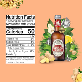 Fentimans label close-up highlights botanically brewed heritage dating back to 1905.