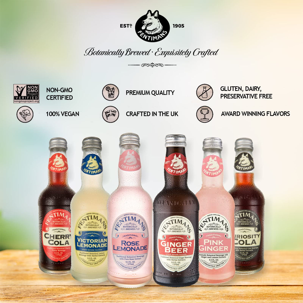 Pouring Fentimans Sparkling Curiosity Cola over ice, a refreshing mixer for any gathering.