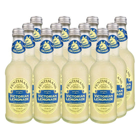 Fentimans Sparkling Victorian Lemonade bottle with botanically brewed flavor.