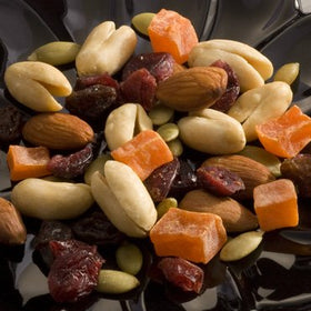 FERIDIES Rt. 58 trail mix gift tin; ready for gifting.