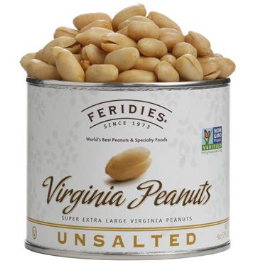 FERIDIES Virginia peanuts 9oz can front view ideal snack on the go