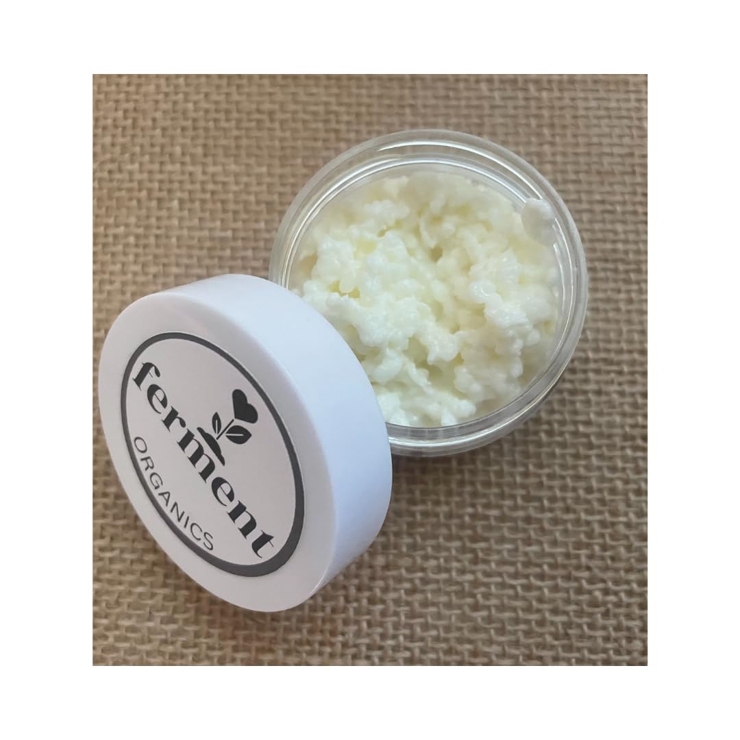 Ferment Organics live kefir grains in a 1 tbsp measure for fresh fermentation.