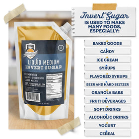 Fermentaholics invert sugar syrup ingredients highlight cane-based invert