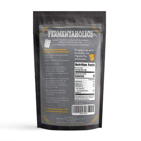 Loose-leaf organic blend closeup shows rich tea leaves for steady fermentation