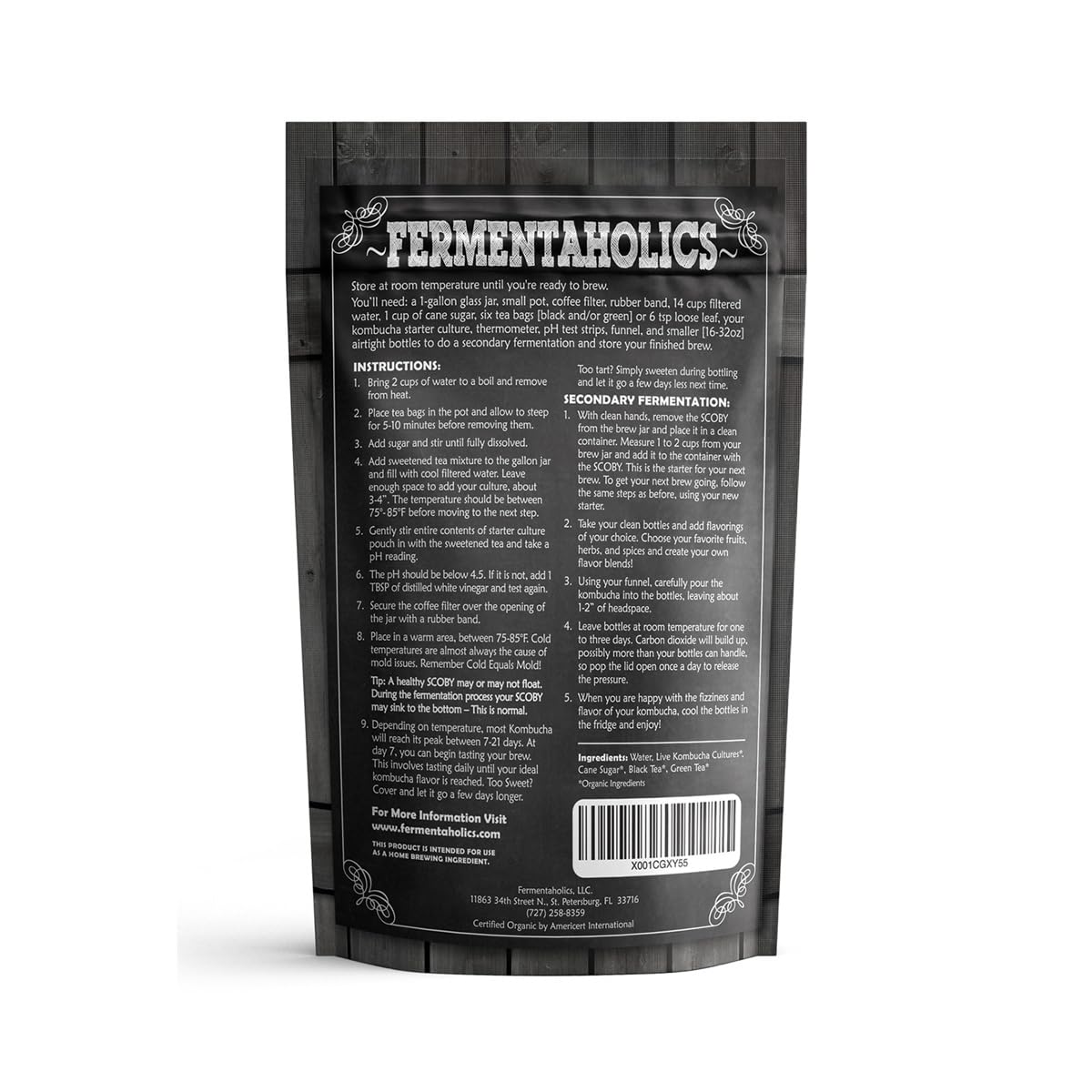 Fermentaholics strong starter tea supporting a healthy first batch