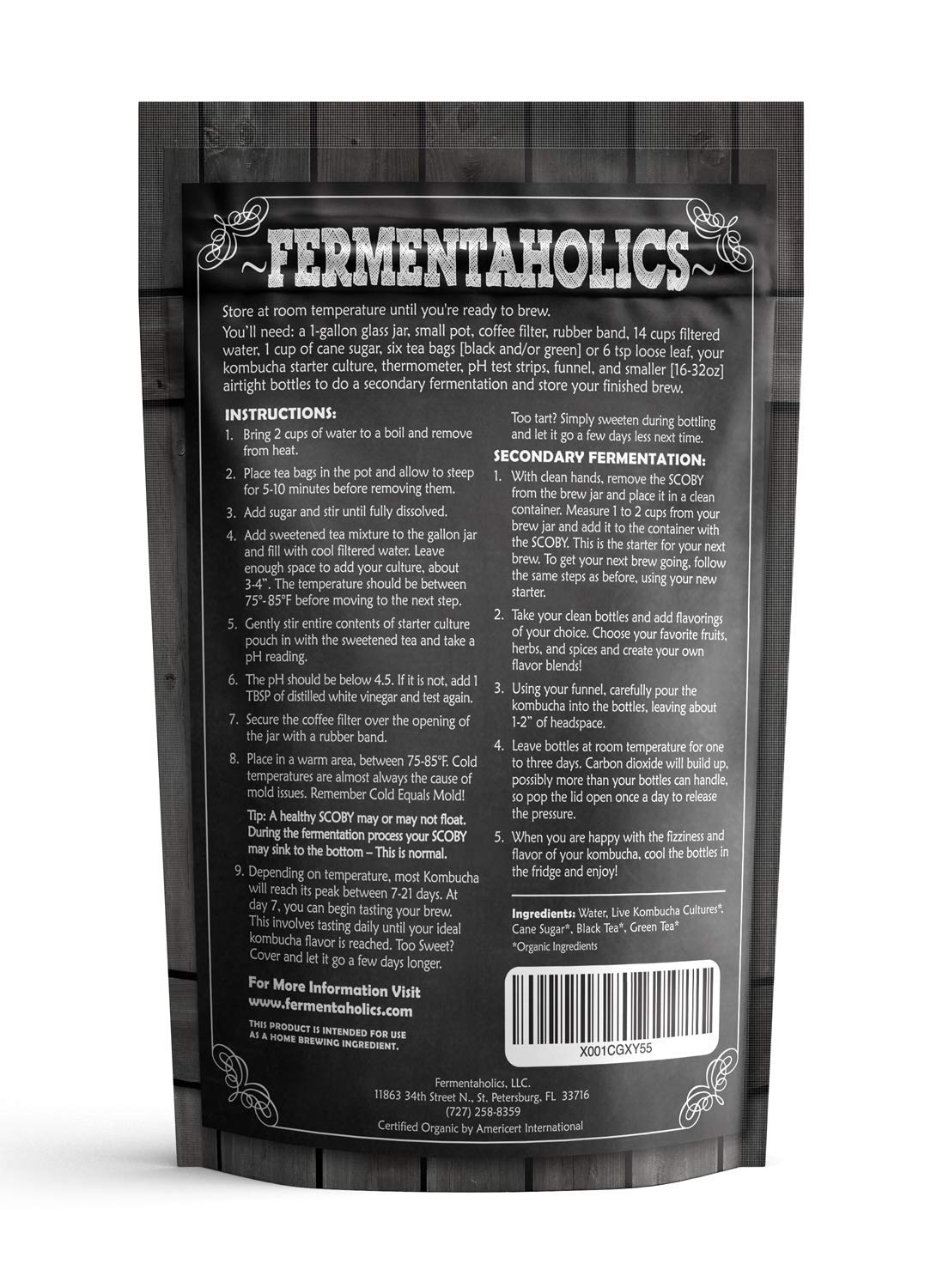 Fermentaholics Strong Mature Starter Tea delivers robust flavor for first batches.