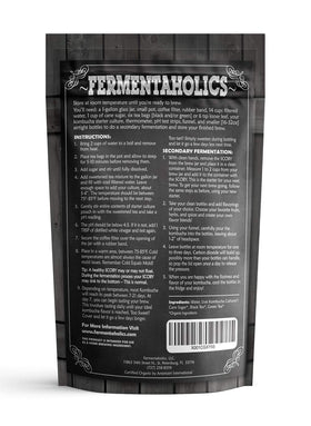 Fermentaholics Strong Mature Starter Tea delivers robust flavor for first batches.