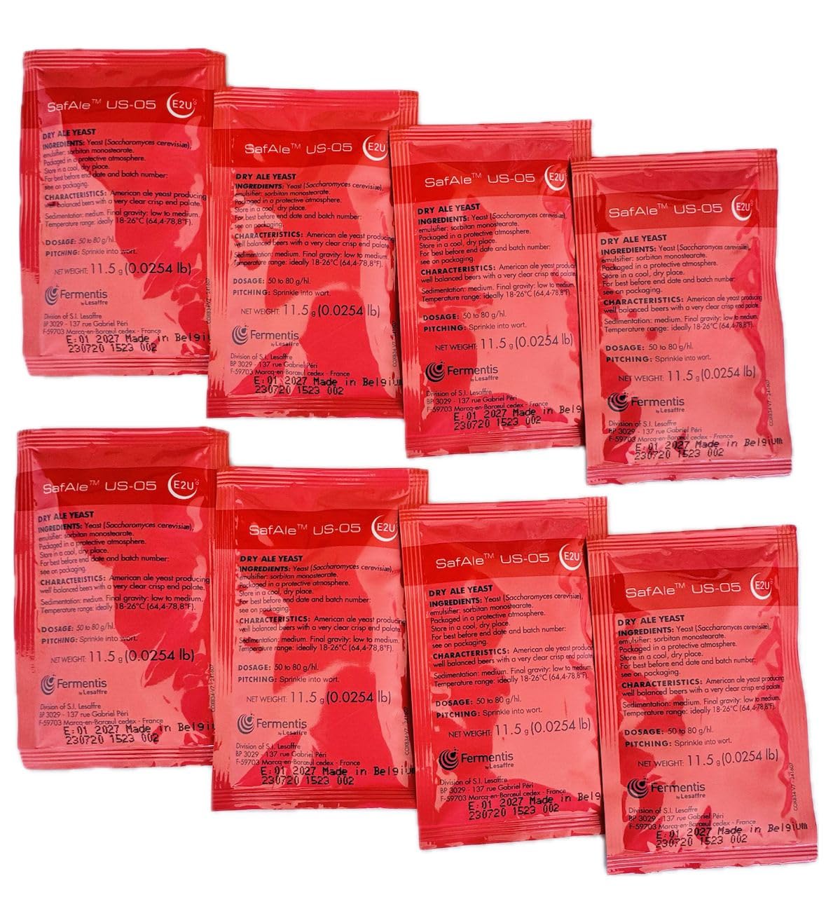 Fermentis Safale US-05 dry yeast pack for clean, balanced fermentation