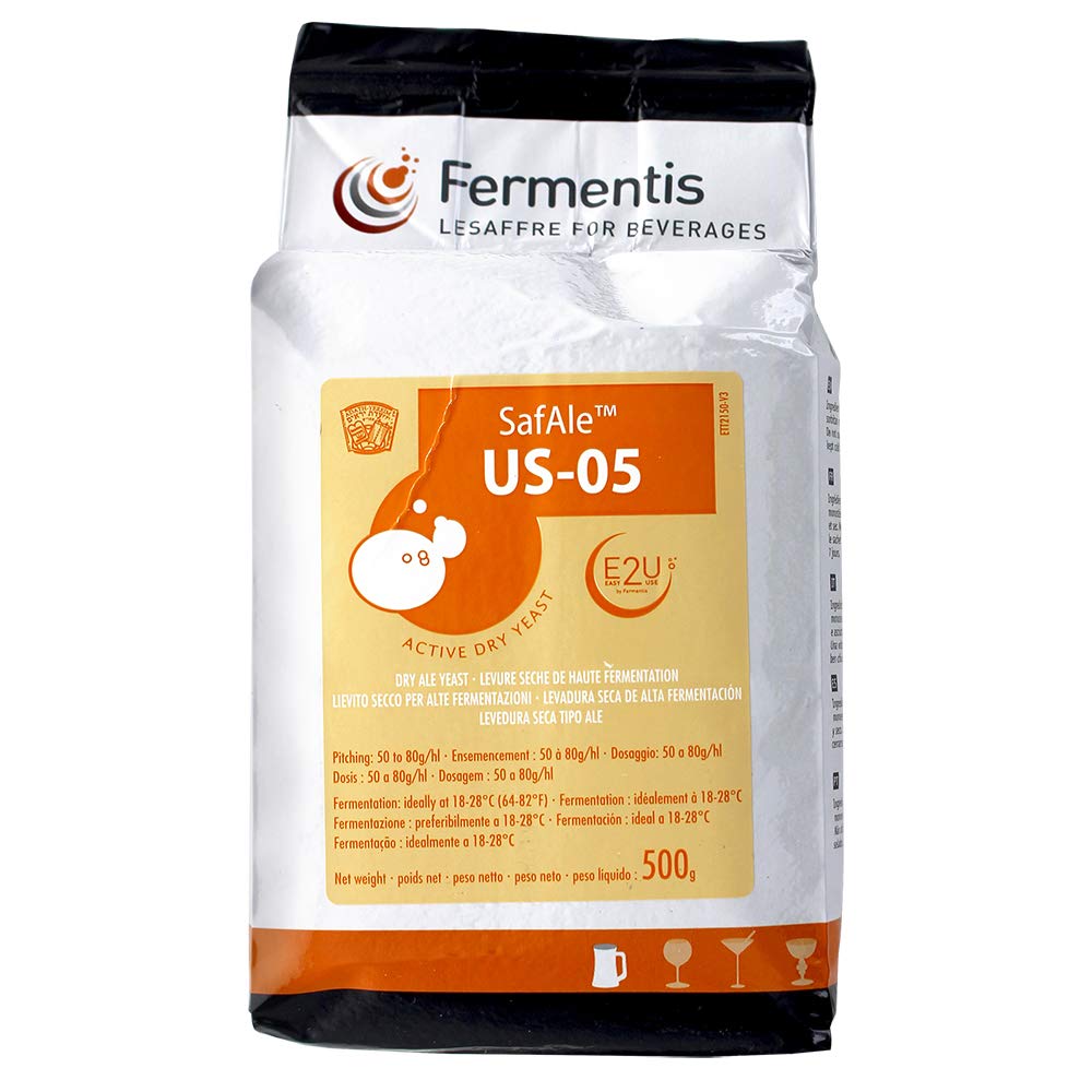 Fermentis SafAle US-05 supporting large batch production in home brewing.