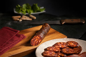 FERMIN Iberico Chorizo thin slices with crusty bread