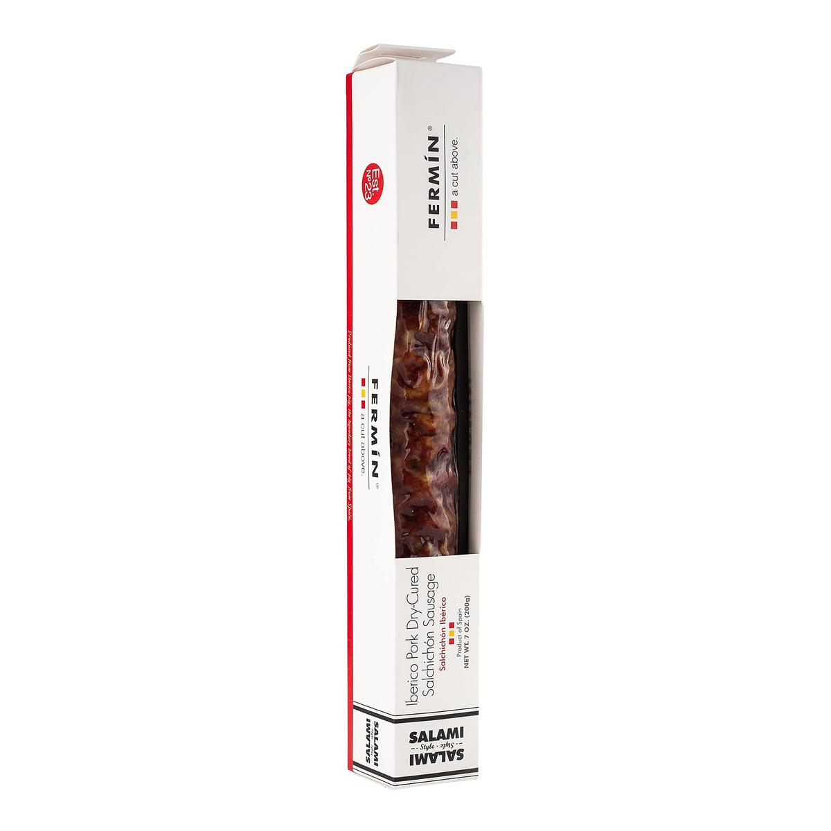 Fermin Salchichon whole dry-cured Iberico sausage ideal for sharing.